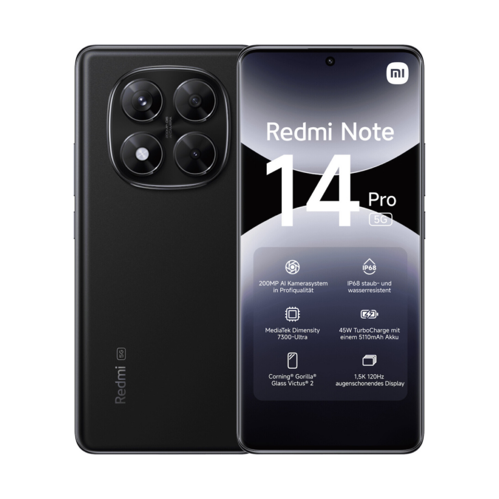 Xiaomi Redmi Note 14 Pro 5G 256gb Midnight Black